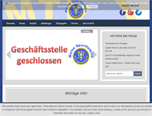 Tablet Screenshot of mtv-kreuznach.de